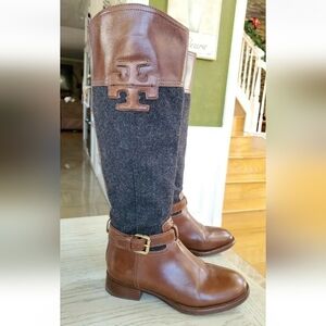 Tory Burch Blaire Tall Boots Size 5